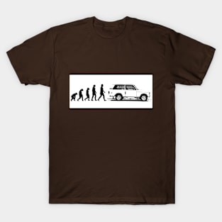 human evolution land rover T-Shirt